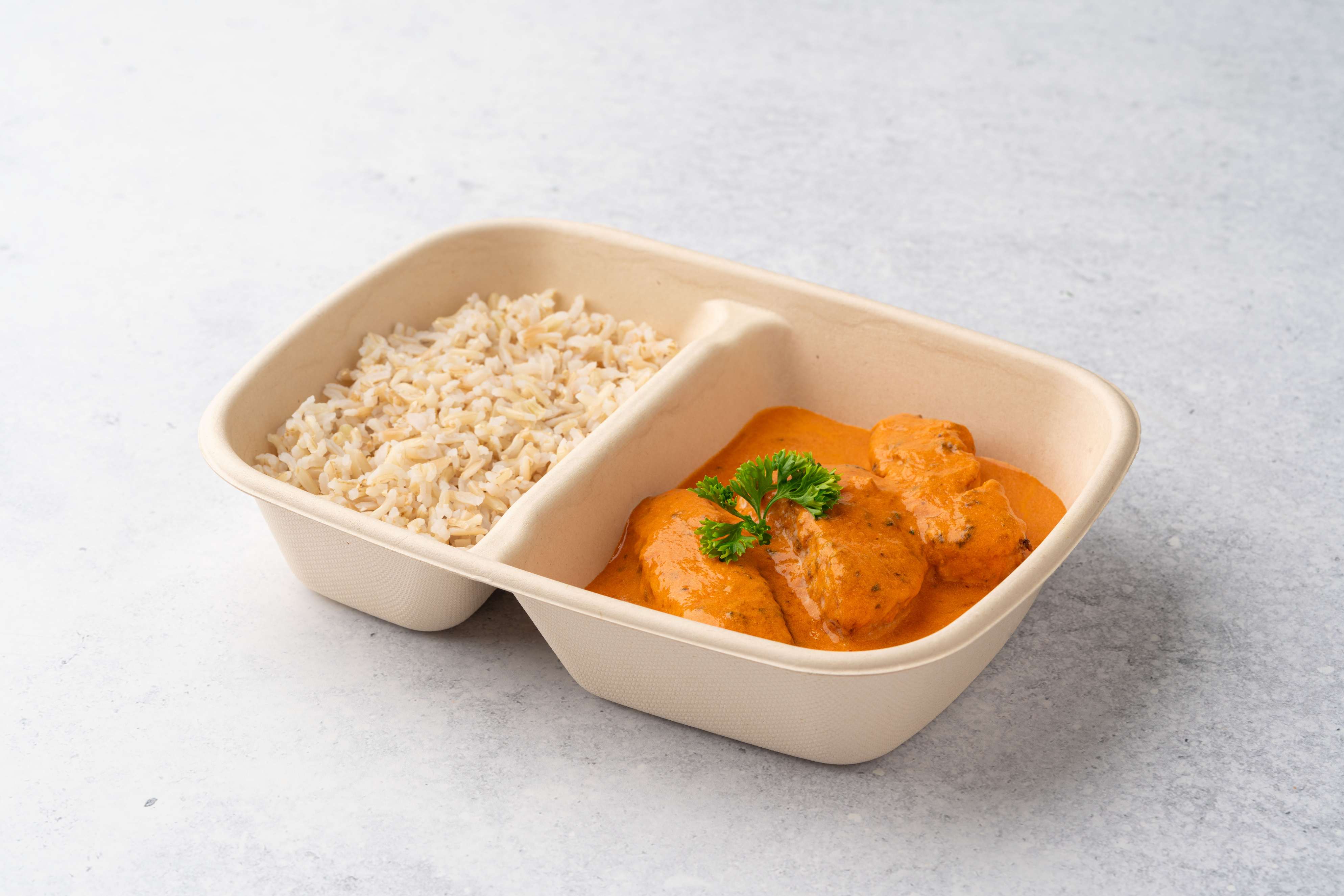 Tuscan Salmon With Brown Rice